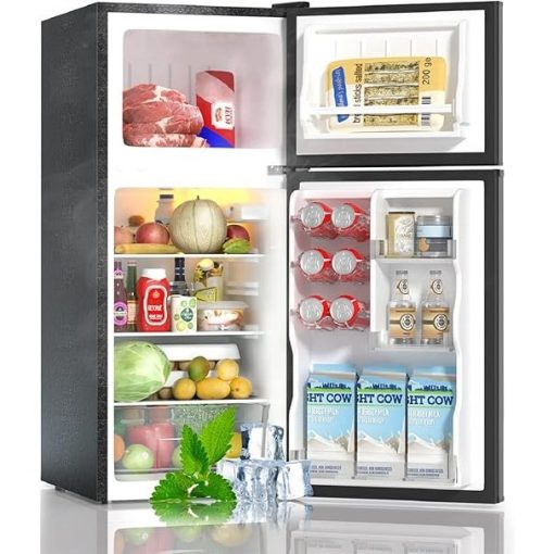 BANGSON 4.0 Cu.Ft Small Refrigerator with Freezer for Dorm and Office
