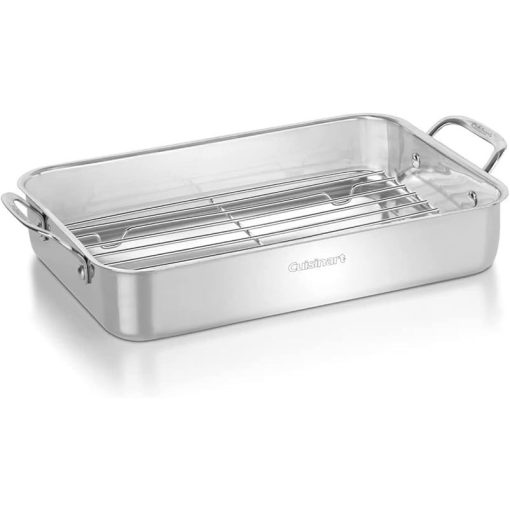 Cuisinart 7117 14 Inch Chef Classic Lasagna Pan with Roasting Rack
