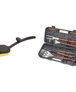 Cuisinart 13 Piece Grill Tool Set and Steam Cleaner Brush Kit
