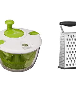 Cuisinart Large Salad Spinner and Boxed Grater for Easy Prep