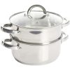 Small Micro Cookware 1 Quart Microwave Steamer for Vegetables BPA Free 3