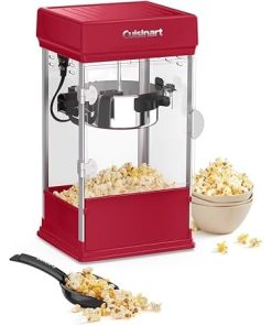 Cuisinart 16 Cup Popcorn Maker Easy Serving Fast Cleanup Red